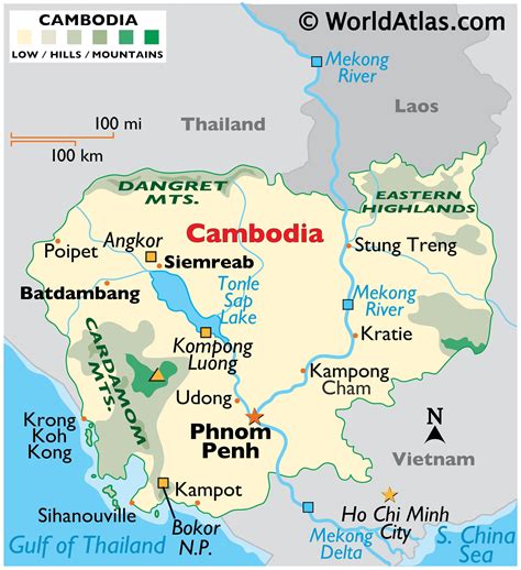 captial of cambodia|where is cambodia located.